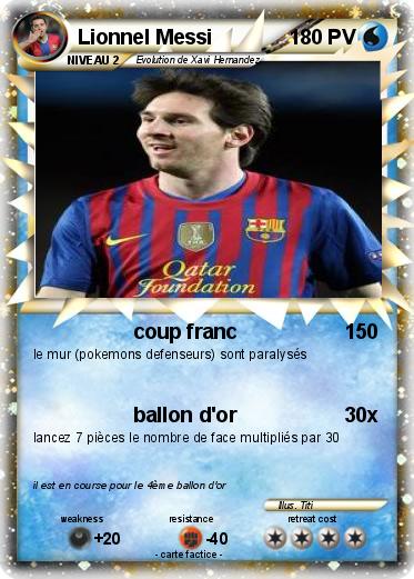 Pokemon Lionnel Messi