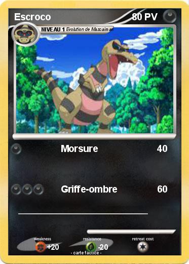 Pokemon Escroco