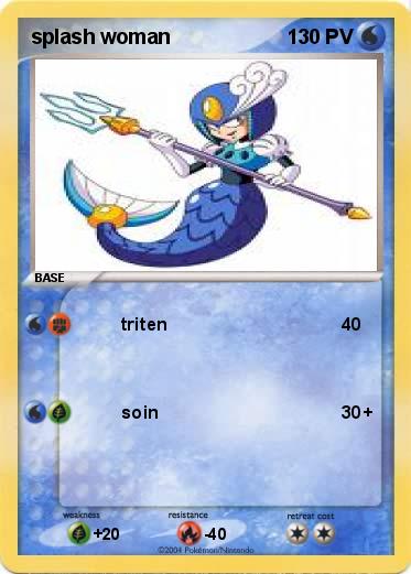 Pokemon splash woman