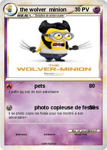 Pokemon the wolver  minion