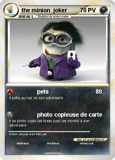 Pokemon the minion  joker