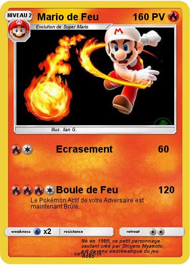 Pokemon Mario de Feu