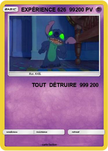 Pokemon EXPÉRIENCE 626  99
