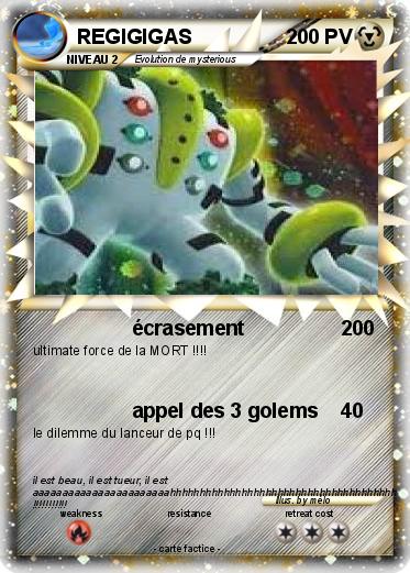 Pokemon REGIGIGAS