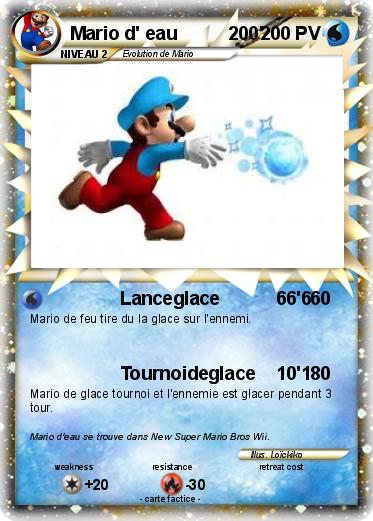 Pokemon Mario d' eau          200'