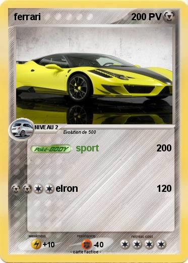 Pokemon ferrari