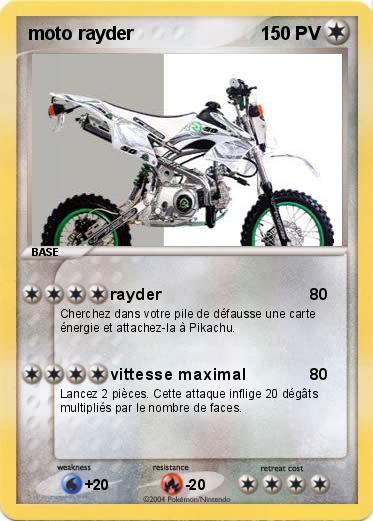 Pokemon moto rayder