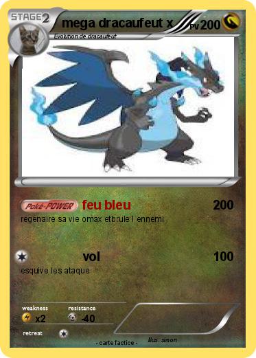 Pokemon mega dracaufeut x