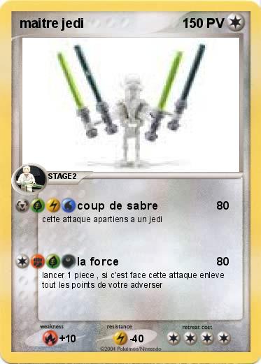 Pokemon maitre jedi