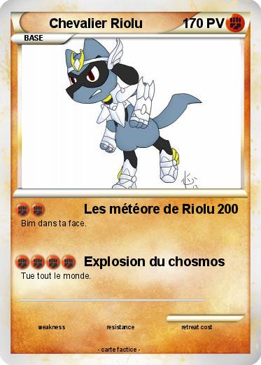 Pokemon Chevalier Riolu