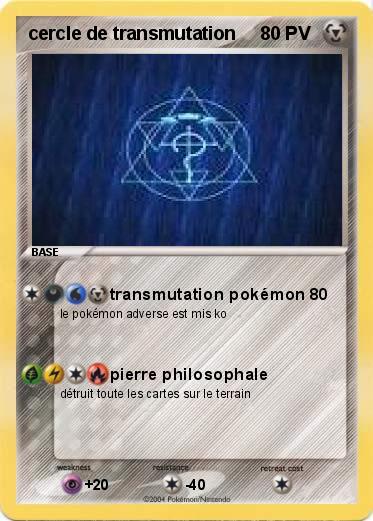 Pokemon cercle de transmutation