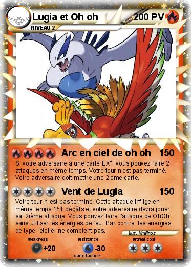 Pokemon Lugia et Oh oh