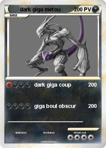 Pokemon dark giga metou