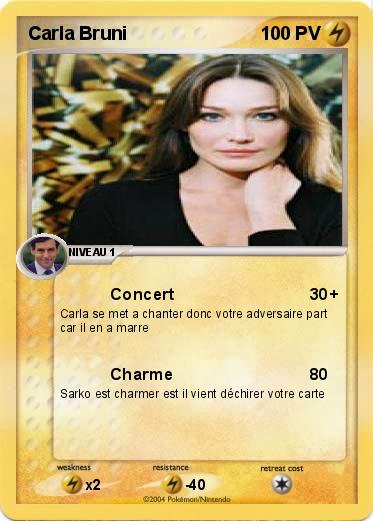 Pokemon Carla Bruni