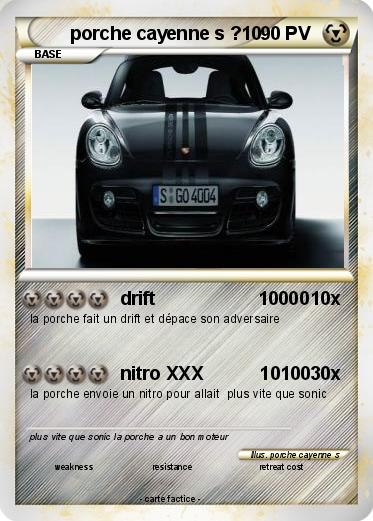 Pokemon porche cayenne s ?10