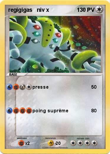 Pokemon regigigas   niv x