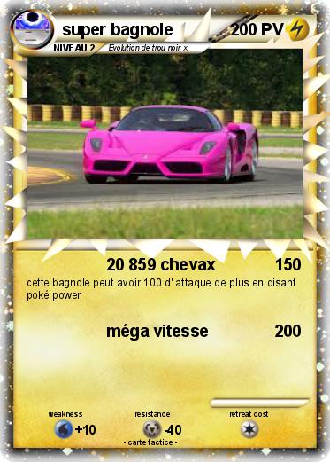 Pokemon super bagnole