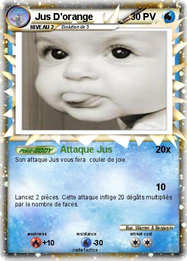 Pokemon Jus D'orange