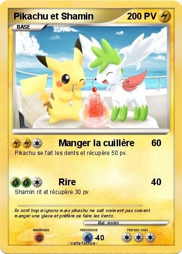 Pokemon Pikachu et Shamin