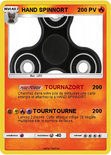Pokemon HAND SPINNORT