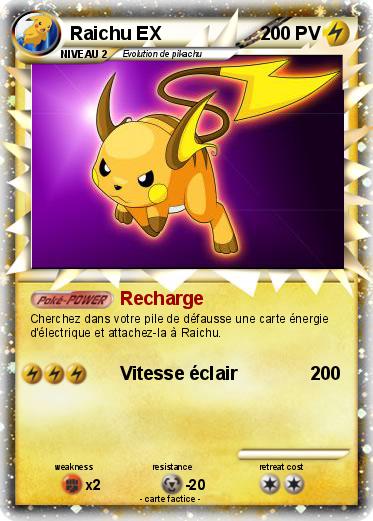 Pokemon Raichu EX