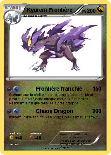 Pokemon Kyurem Frontière