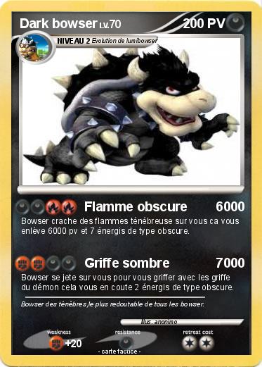 Pokemon Dark bowser