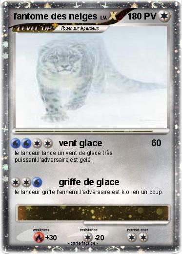 Pokemon fantome des neiges