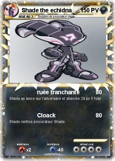 Pokemon Shade the echidna