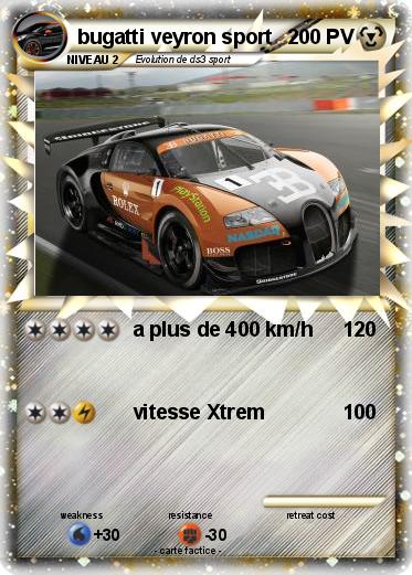 Pokemon bugatti veyron sport