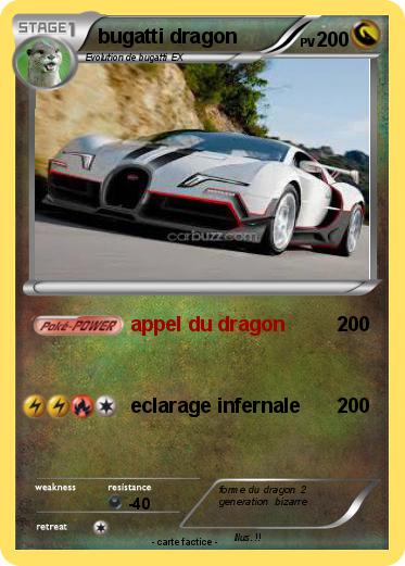 Pokemon bugatti dragon