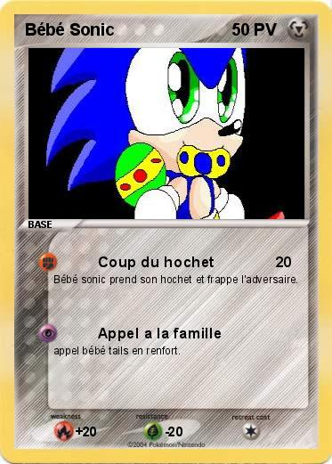 Pokemon Bébé Sonic