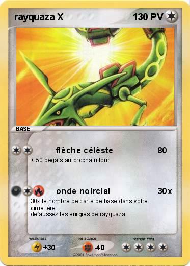 Pokemon rayquaza X