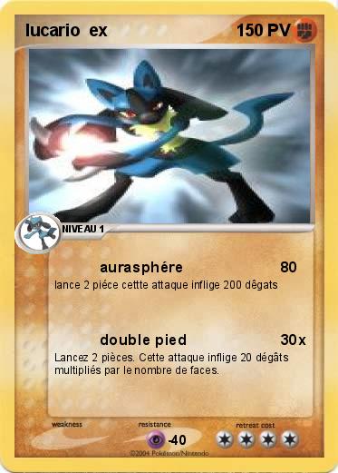 Pokemon lucario  ex