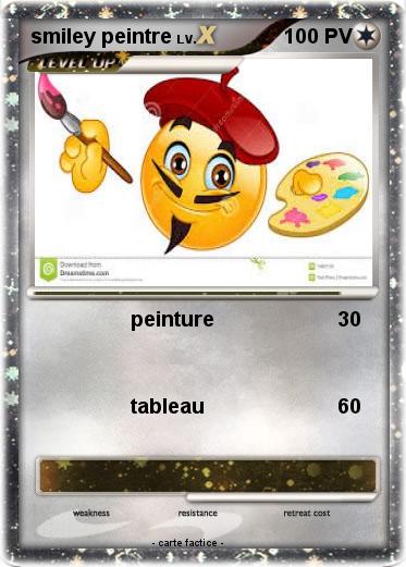 Pokemon smiley peintre