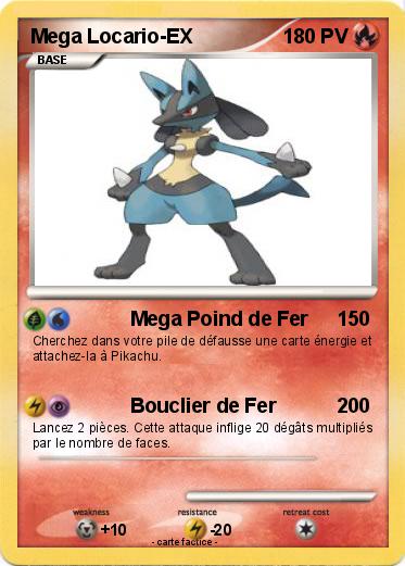 Pokemon Mega Locario-EX