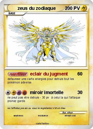 Pokemon zeus du zodiaque