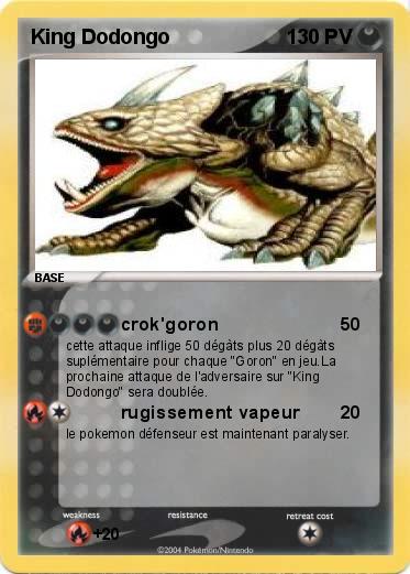 Pokemon King Dodongo