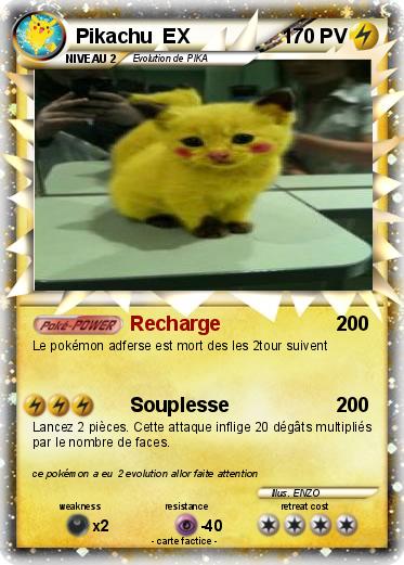 Pokemon Pikachu  EX