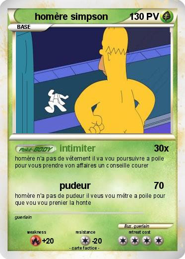 Pokemon homère simpson