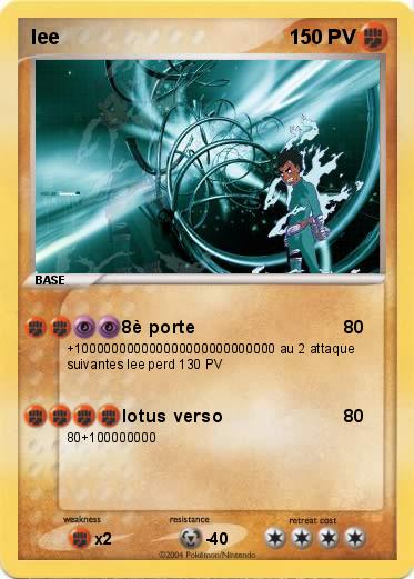 Pokemon lee
