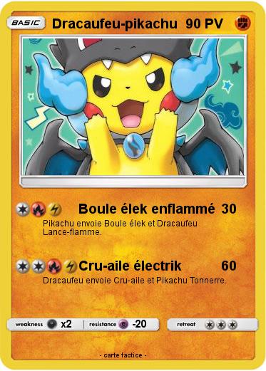 Pokemon Dracaufeu-pikachu