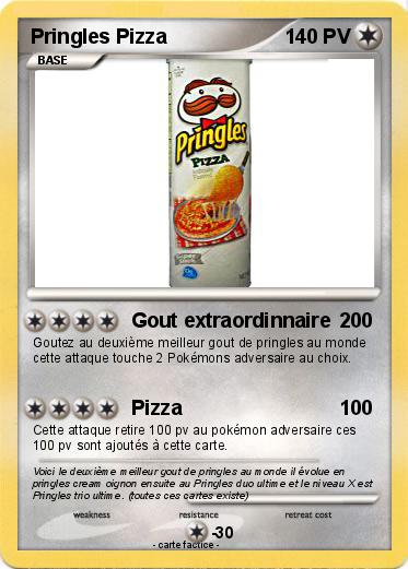 Pokemon Pringles Pizza