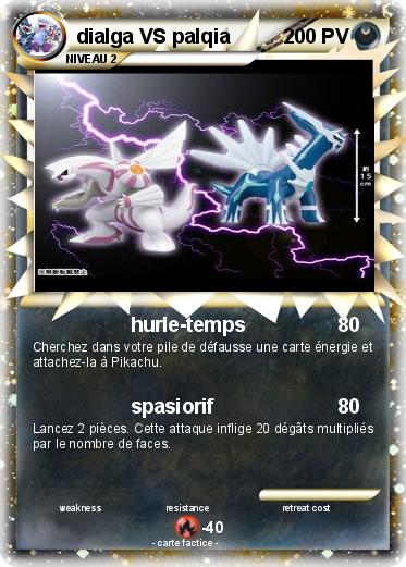 Pokemon dialga VS palqia