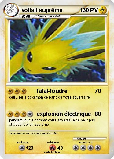 Pokemon voltali suprême