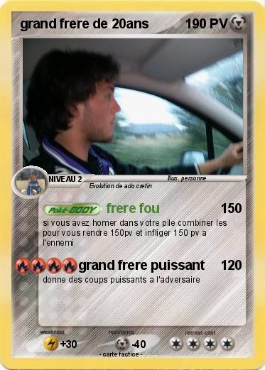 Pokemon grand frere de 20ans