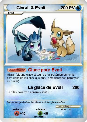 Pokemon Givrali & Evoli