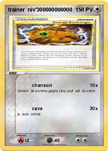 Pokemon trainer  niv'300000000000