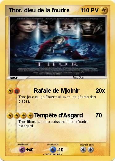 Pokemon Thor, dieu de la foudre
