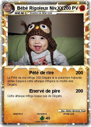 Pokemon Bébé Rigoleux Niv.XX